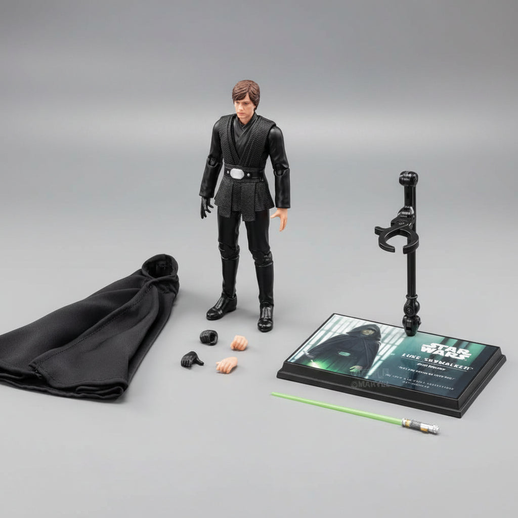 ZD Toys Star Wars Luke Skywalker Jedi Master Action Figure (7 Inch) | 1966-03 | 1:10 Scale Official Collectible