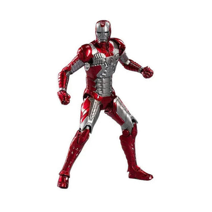 ZD Toys Marvel Avengers 1/10 Iron Man MK5 Action Figure with Lighting Function