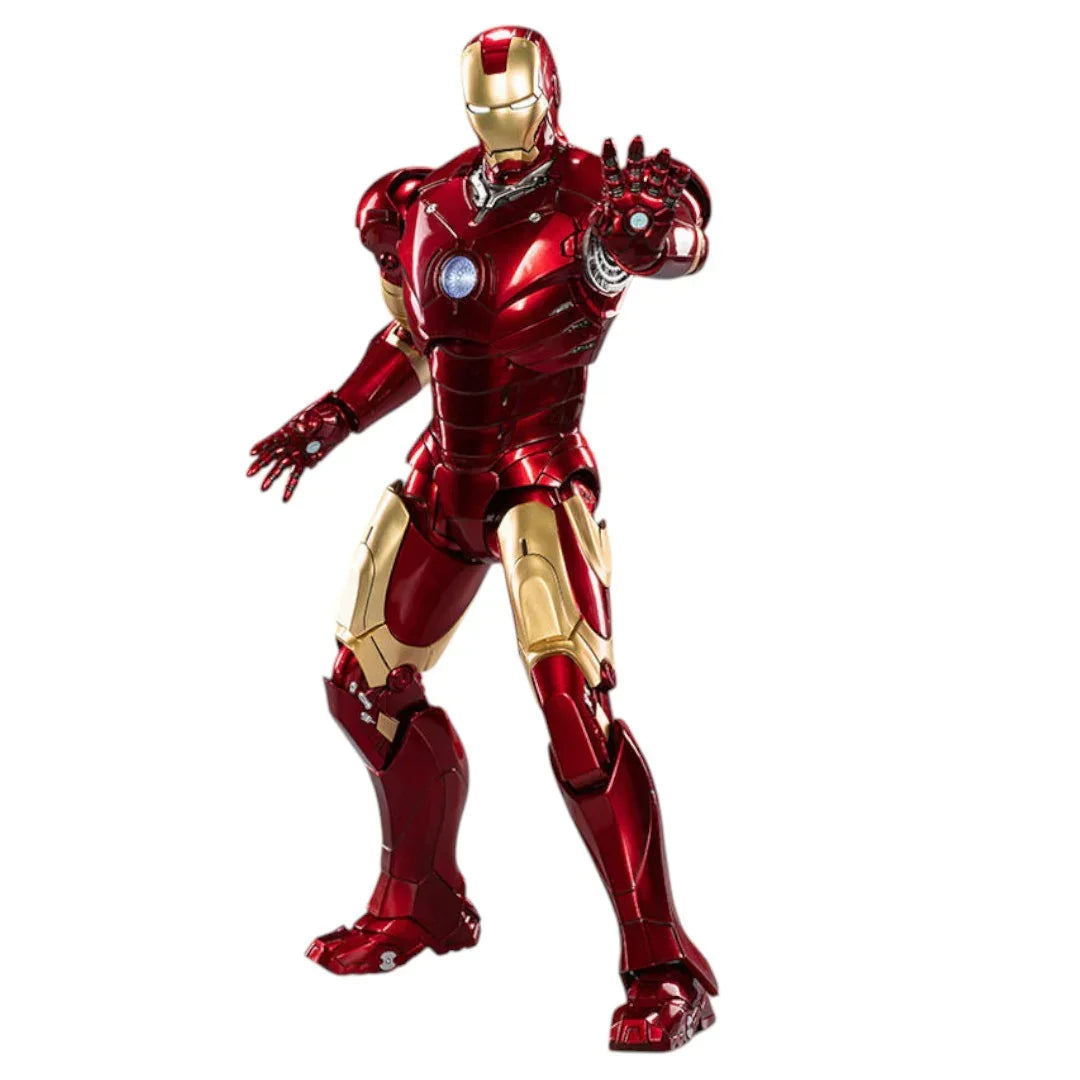 ZD Toys Iron Man Mark III 1:5 Scale Action Figure 14" Tony Stark LED Articulating