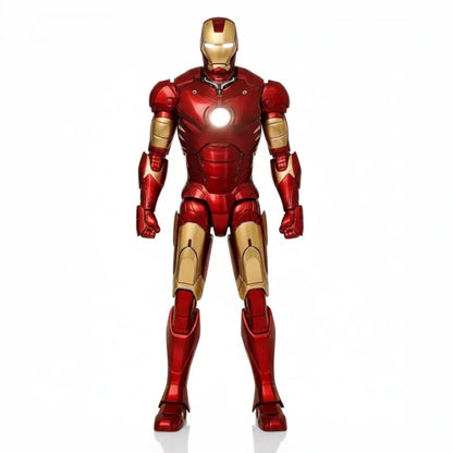 ZD Toys 1/10 Iron Man The Final Battle MK3 & Iron Monger Light Up Action Figure Collectible