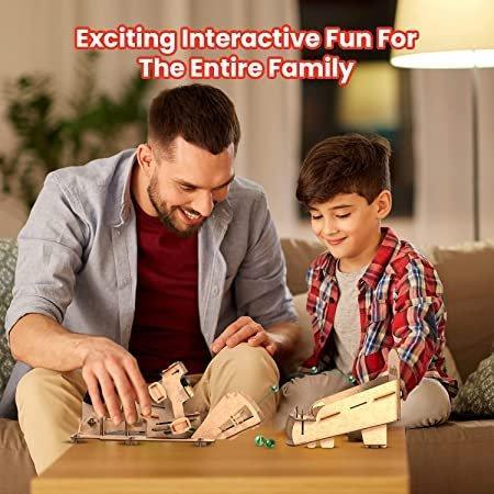 Smartivity Pot Shot Marble Launcher STEM DIY Fun Toys, Educational &amp; Construction based Activity Game for Kids 8 to 14, Birthday Gifts for Boys &amp; Girls, Science Engineering Project, Made in India - Jaiman Toys