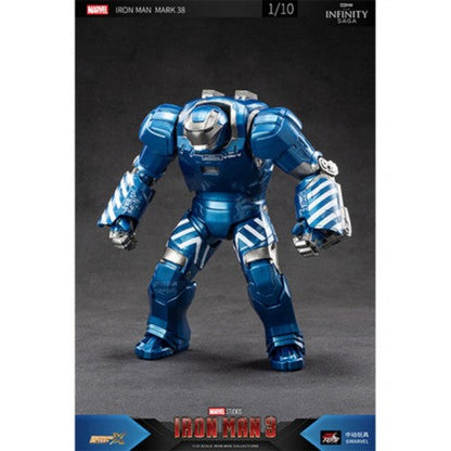 ZD Toys 1/10 Scale Iron Man Mark 38 (Igor) Action Figure with Interchangeable Hands Non Light-Up | Marvel Studios Iron Man 3 Collector Figure