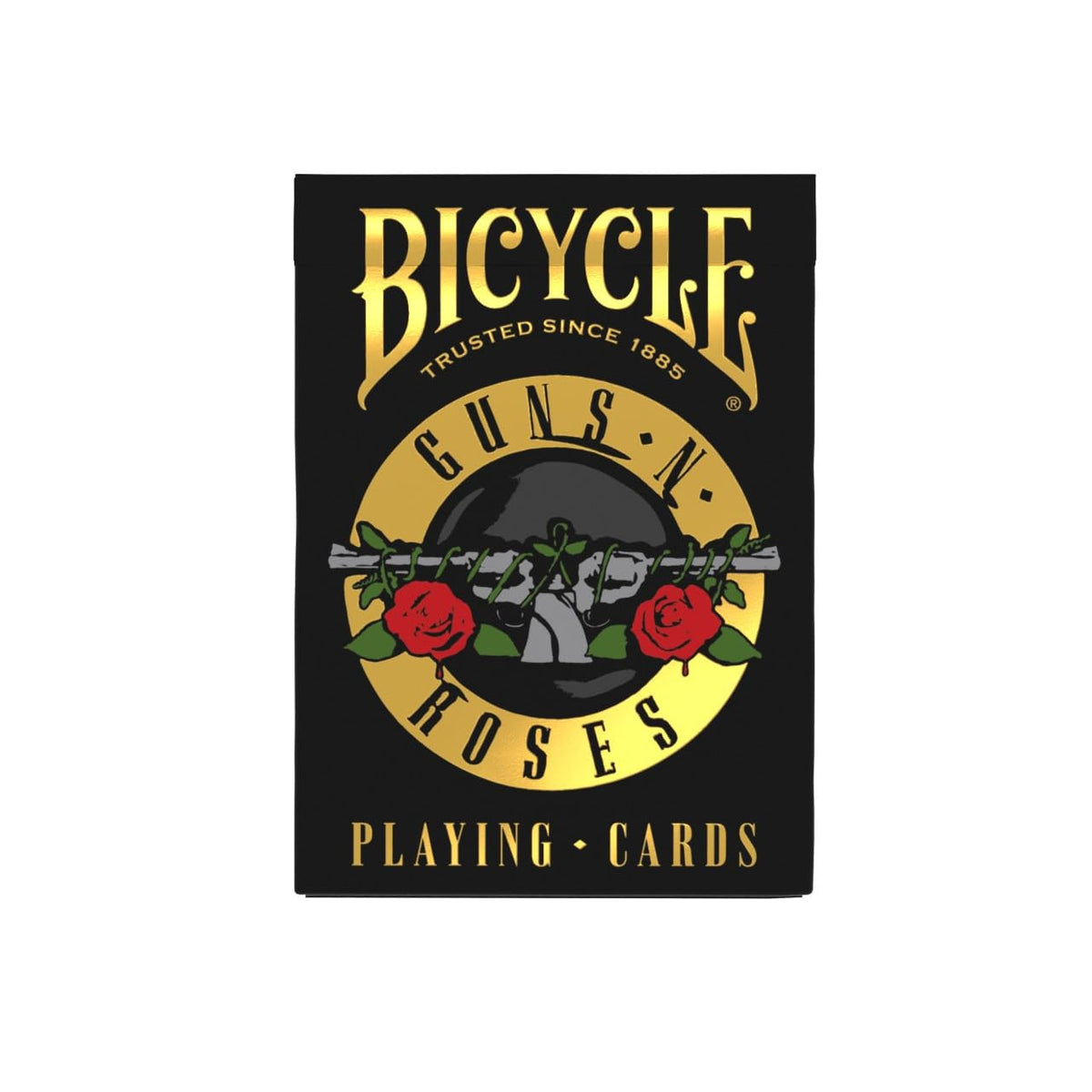 Bicycle Guns N' Roses Playing Cards | Premium Collectible Poker Size Deck with Gold Foil Box