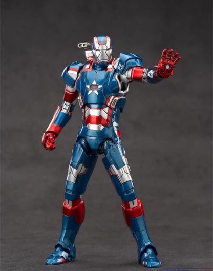 ZD Toys Marvel Iron Patriot Mark II (1906-52) 1:10 Scale Action Figure | Premium Collectible Superhero Figure
