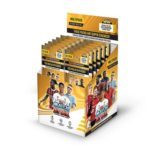 Topps UEFA Champions League Match Attax 24/25 Trading and Collectible Card Game (Multipack of 12) - Jaiman Toys