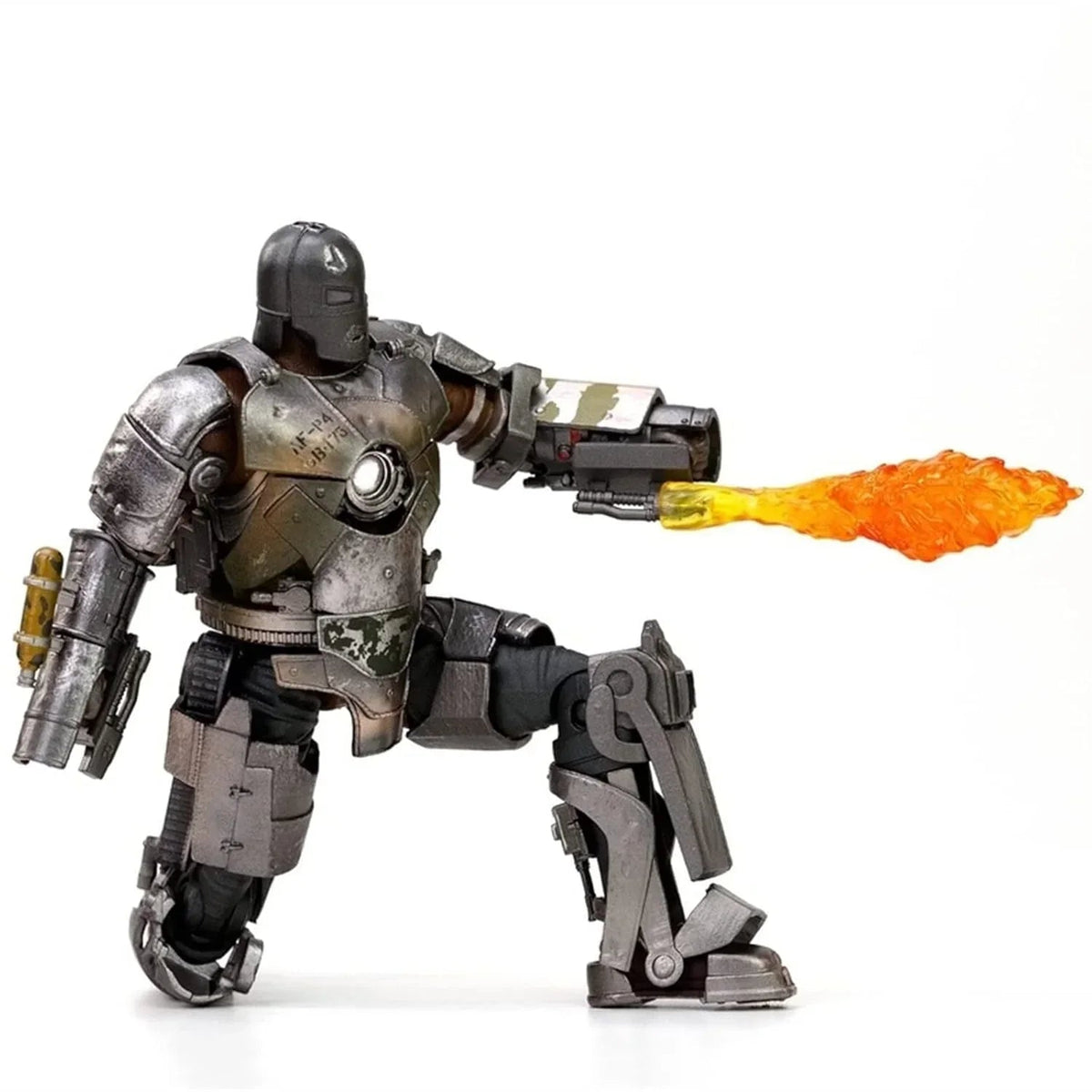 Marvel Iron Man Mark 1 Toy LED Light Action Figure Collection Model-7"Inch - 1907-01 - Jaiman Toys