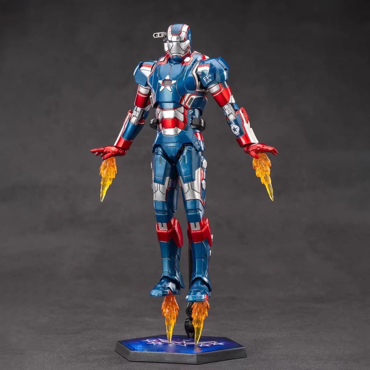 ZD Toys Marvel Iron Patriot Mark II (1906-52) 1:10 Scale Action Figure | Premium Collectible Superhero Figure