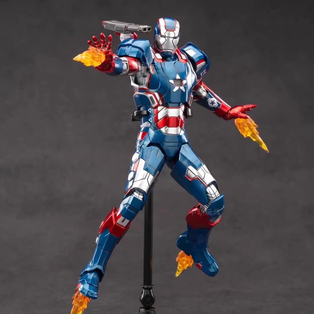 ZD Toys Marvel Iron Patriot Mark II (1906-52) 1:10 Scale Action Figure | Premium Collectible Superhero Figure