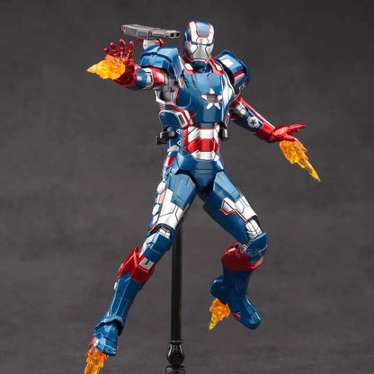 ZD Toys Marvel Iron Patriot Mark II (1906-52) 1:10 Scale Action Figure | Premium Collectible Superhero Figure
