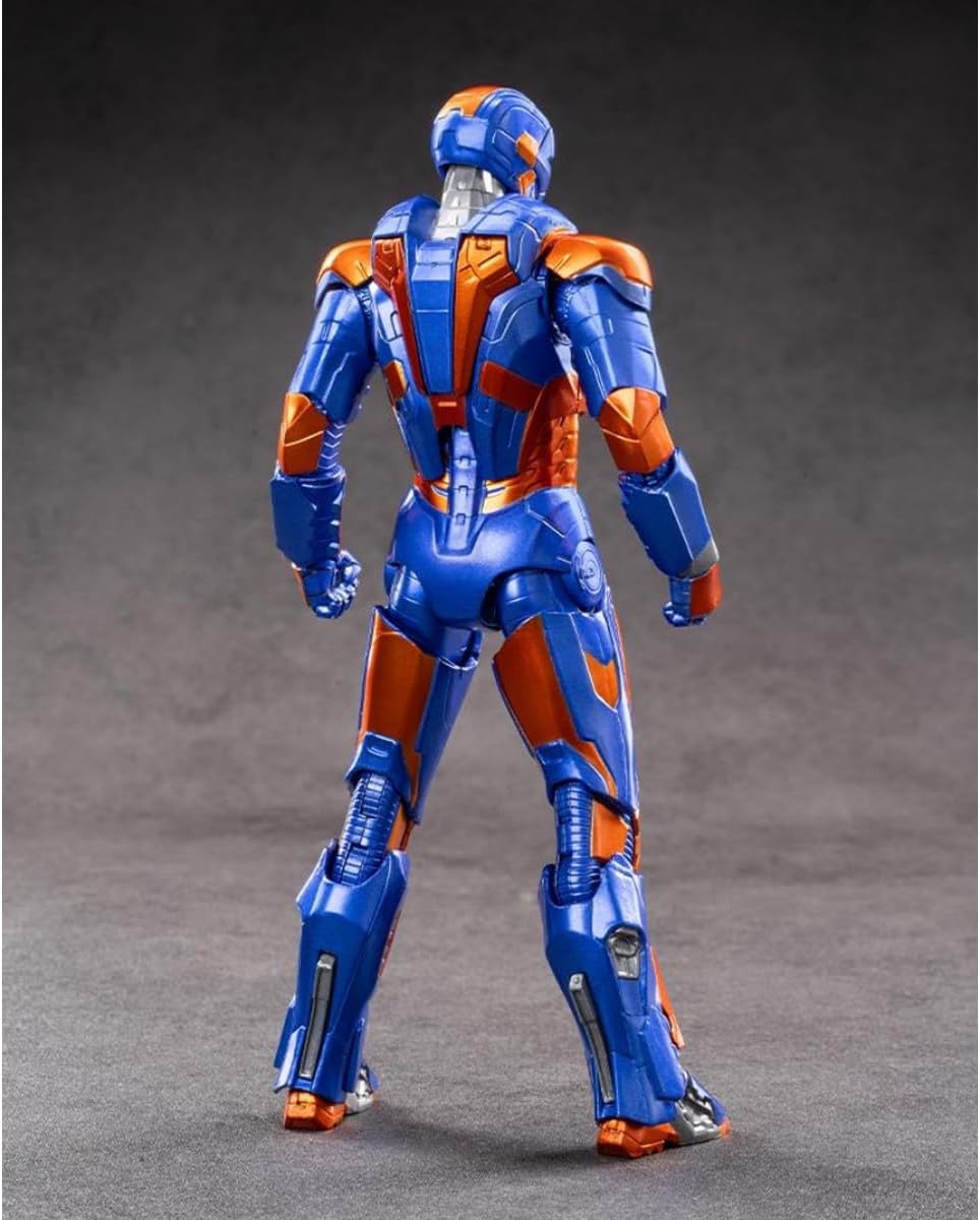 ZD Toys 1:10 Scale Iron Man Mark XXVII (Disco) Action Figure | Marvel Studios Iron Man 3 | 7 Inch Collectible with Premium Articulation
