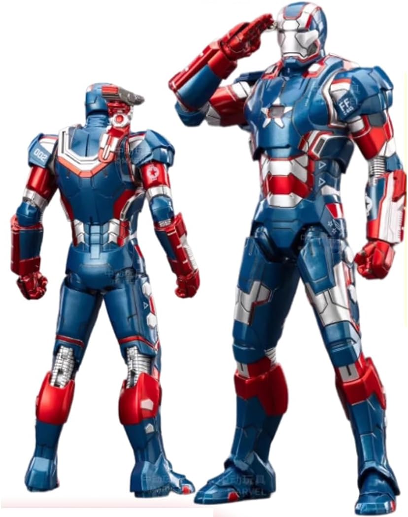 ZD Toys Marvel Iron Patriot Mark II (1906-52) 1:10 Scale Action Figure | Premium Collectible Superhero Figure