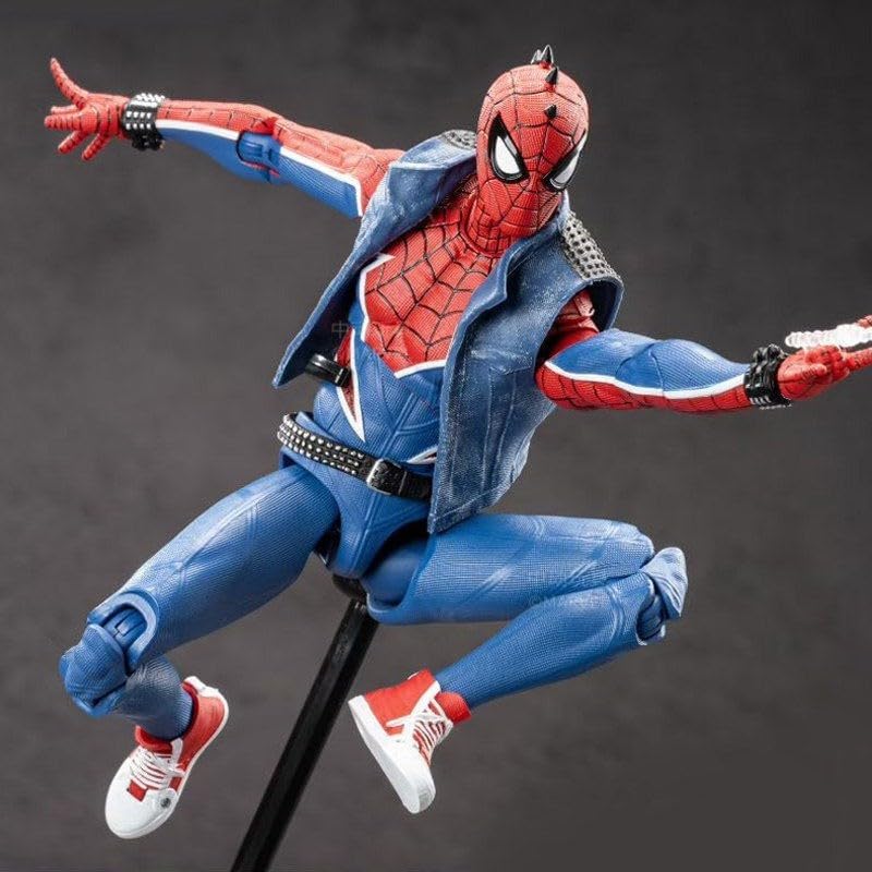 ZD Toys 1/10 Scale Spider-Man Spider-Punk Action Figure Non-Light-Up| Marvel Superhero Collectible Figure (1950-04)