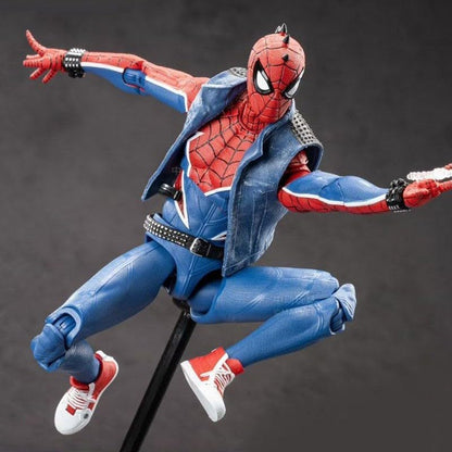 ZD Toys 1/10 Scale Spider-Man Spider-Punk Action Figure Non-Light-Up| Marvel Superhero Collectible Figure (1950-04)