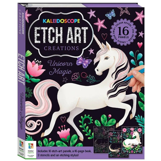 Kaleidoscope Etch Art Creations: Unicorn Magic - Jaiman Toys