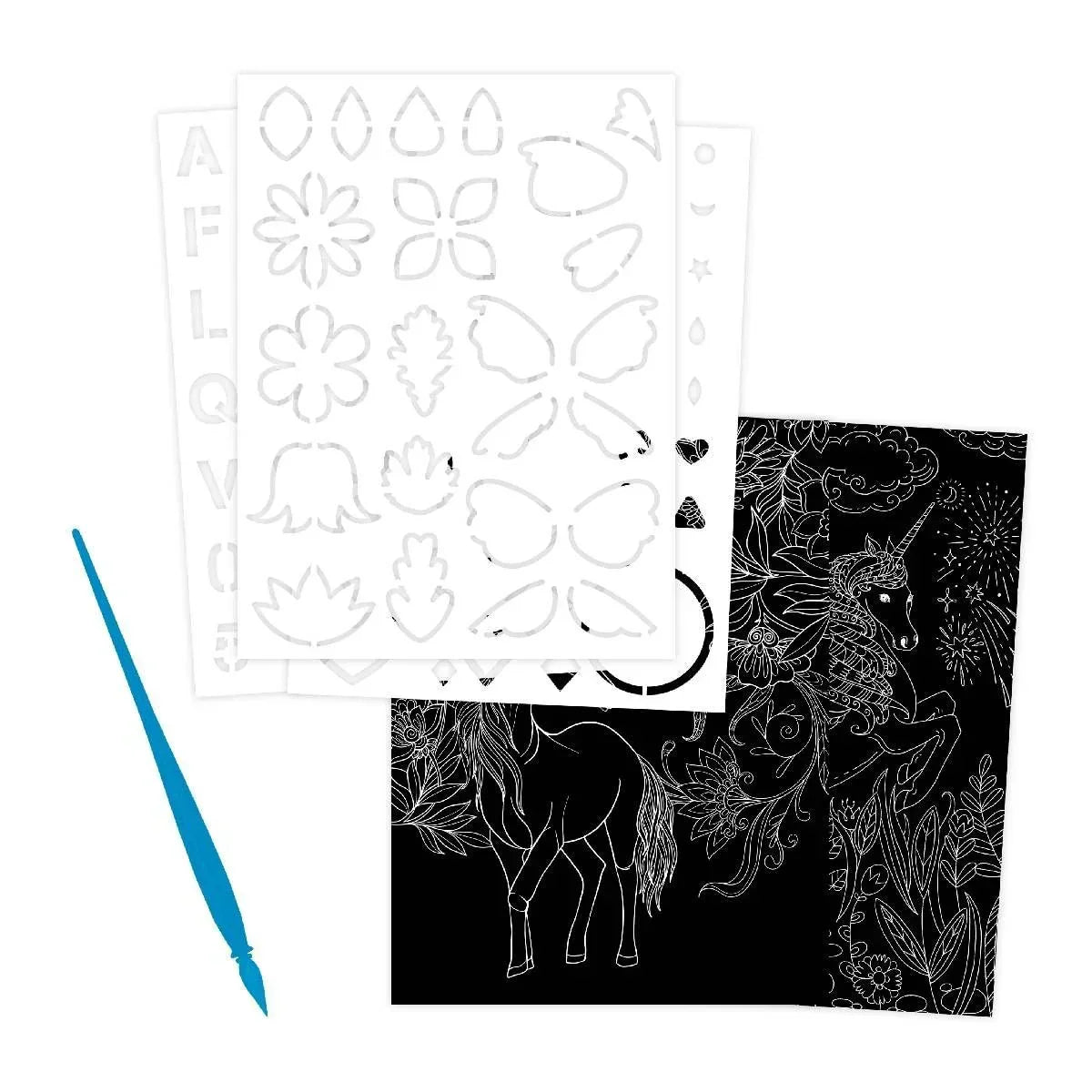 Kaleidoscope Etch Art Creations: Unicorn Magic - Jaiman Toys