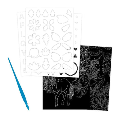 Kaleidoscope Etch Art Creations: Unicorn Magic - Jaiman Toys