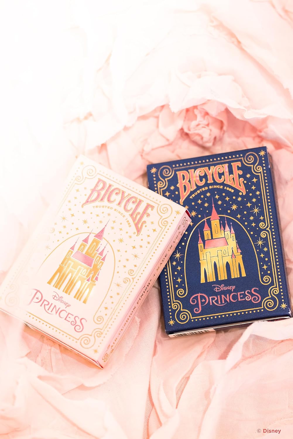 Bicycle Disney Princess Playing Cards – Pink or Blue | Pack of 2 Decks