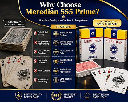 Bicycle Prime Premium Playing Cards – Pack of 2 Decks