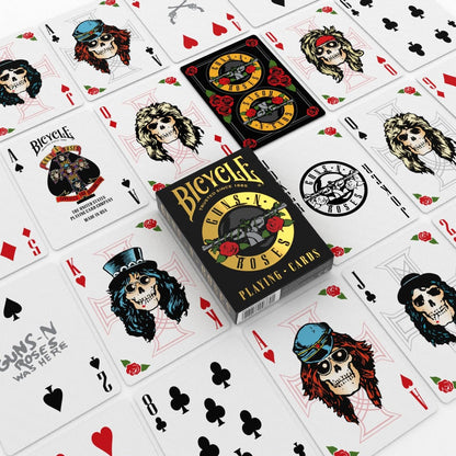 Bicycle Guns N' Roses Playing Cards | Premium Collectible Poker Size Deck with Gold Foil Box