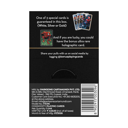 Bonus Marvel Spider-Man Themed Playing Cards – Premium Deck with Custom Character Art