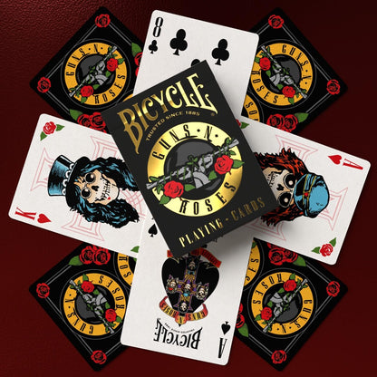 Bicycle Guns N' Roses Playing Cards | Premium Collectible Poker Size Deck with Gold Foil Box