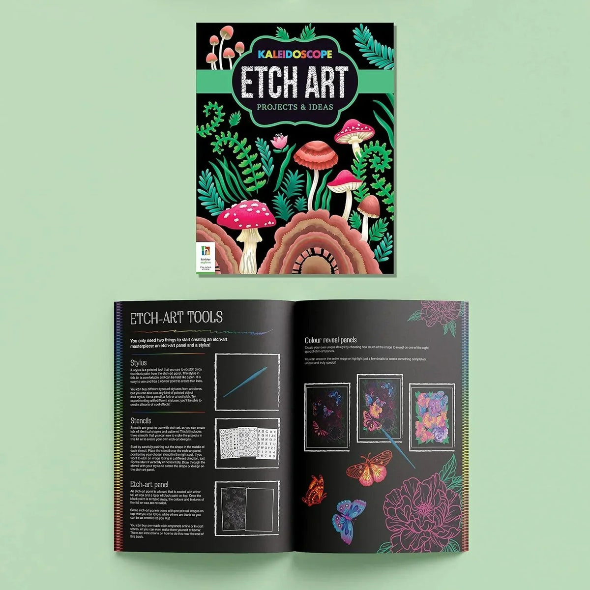 Kaleidoscope Etch Art Creations: Brilliant Nature - Jaiman Toys