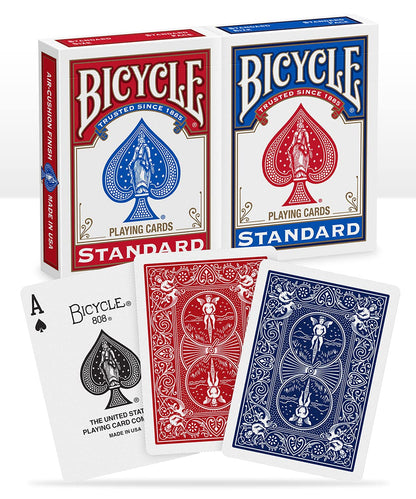 Bicycle Standard Rider Back Playing Cards (Pack of 2) – Red & Blue Decks