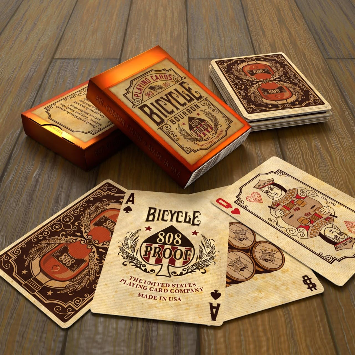 Bicycle Bourbon Poker Size Standard Index Playing Cards