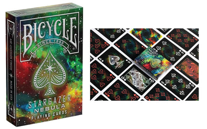 Bicycle Stargazer 6 Deck Collector Set | New Moon, Observatory, Nebula, Sunspot & Asteroid Playing Cards