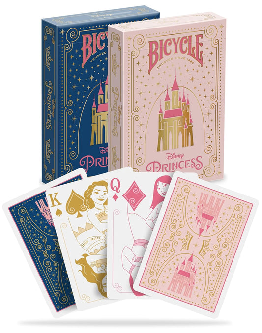 Bicycle Disney Princess Playing Cards – Pink or Blue | Pack of 2 Decks