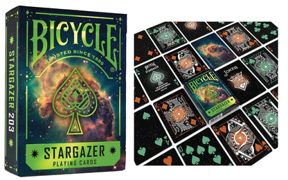 Bicycle Stargazer 6 Deck Collector Set | New Moon, Observatory, Nebula, Sunspot & Asteroid Playing Cards