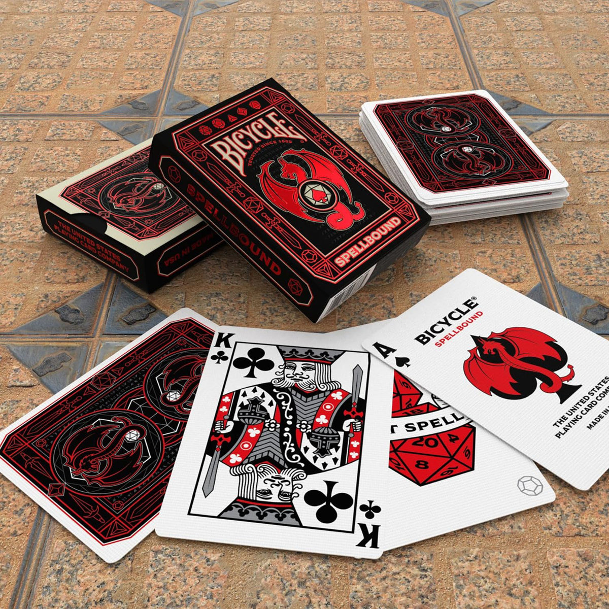 Bicycle Spellbound Playing Cards | Fantasy Themed Poker Size Deck with Special Joker Cards