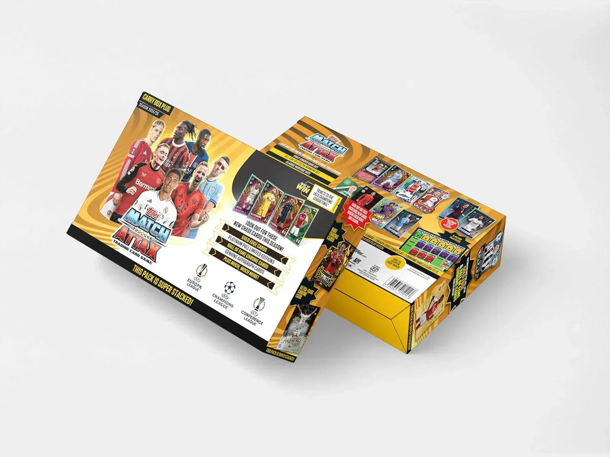 Topps UEFA Champions League Match Attax 24/25 Trading and Collectible Card Game ((Carry Box Plus Edition)) - Jaiman Toys