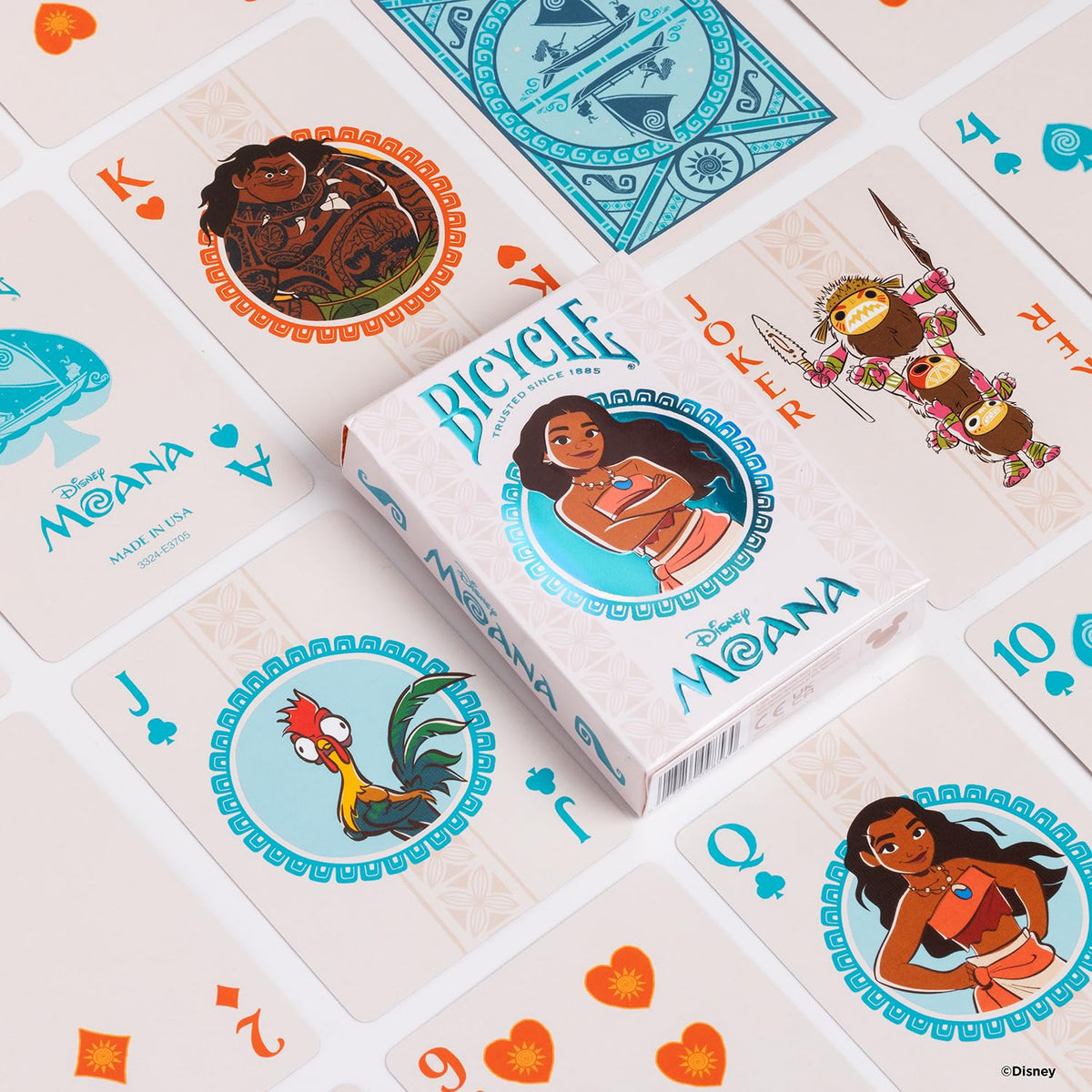 Bicycle Disney Moana Inspired Playing Card Game | 1 Deck