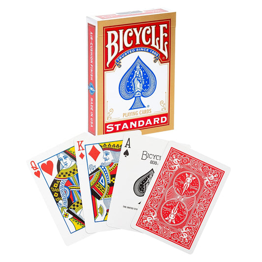 Bicycle Standard Rider Back Playing Cards – Red