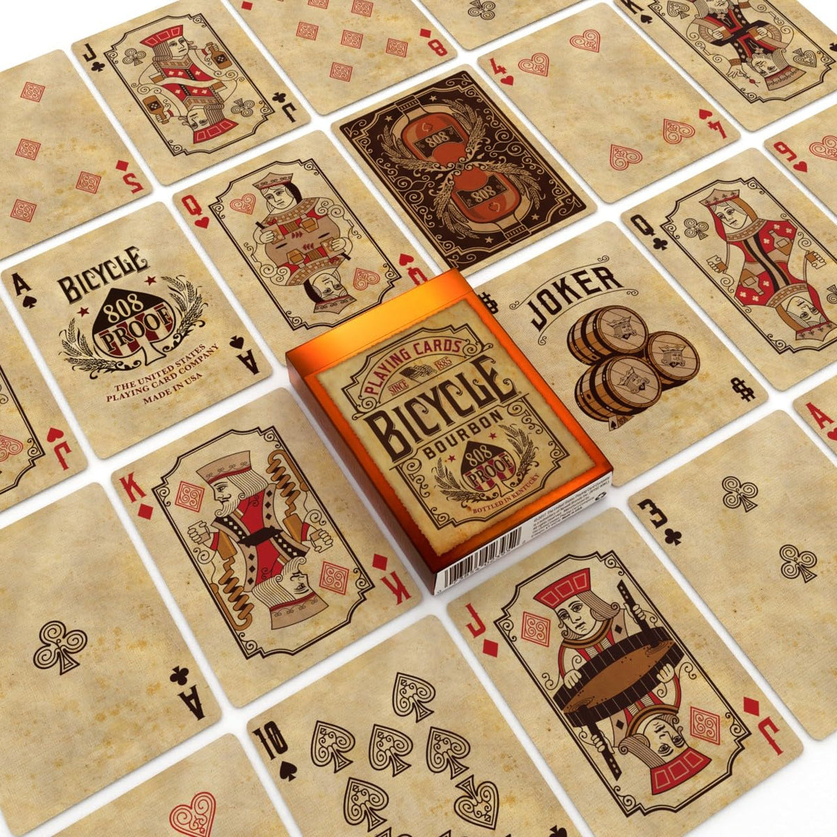 Bicycle Bourbon Poker Size Standard Index Playing Cards
