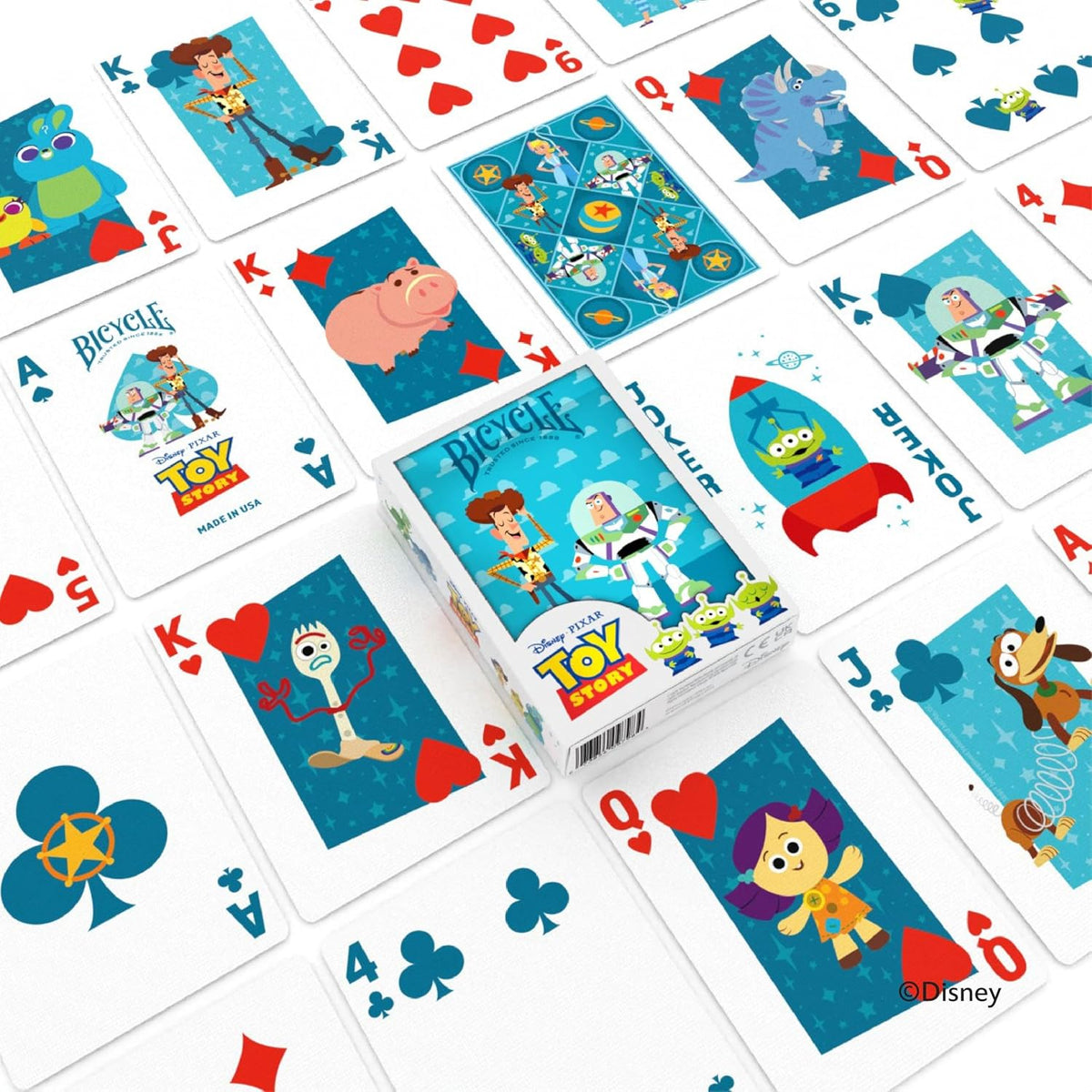 Bicycle Disney Pixar Toy Story Playing Cards | Premium Poker Size Deck for Kids & Adults