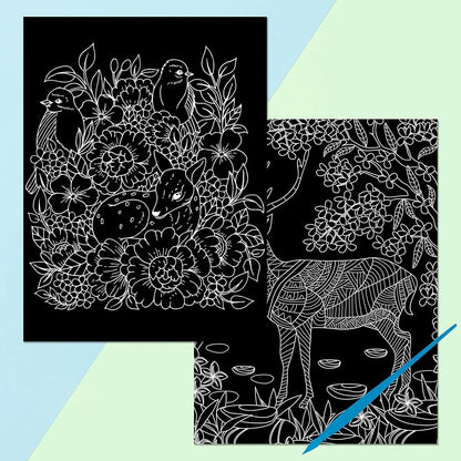 Kaleidoscope Etch Art Creations: Brilliant Nature - Jaiman Toys
