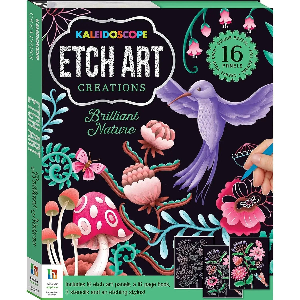 Kaleidoscope Etch Art Creations: Brilliant Nature - Jaiman Toys