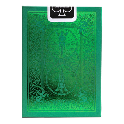 Bicycle Metalluxe Green Playing Cards – Premium Metal Foil Finish | Poker Size