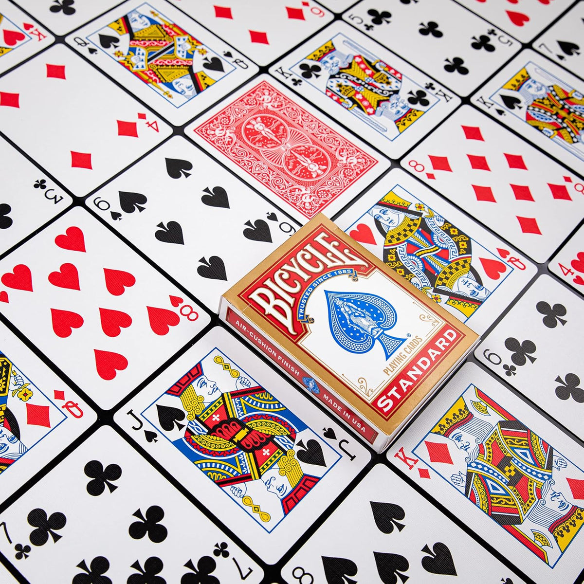 Bicycle Standard Rider Back Playing Cards – Red