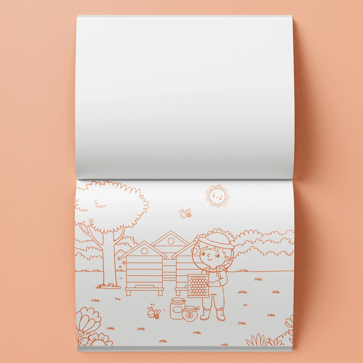 Kaleidoscope Colouring: Happy Farm Colouring Set with Lap-Desk - Jaiman Toys