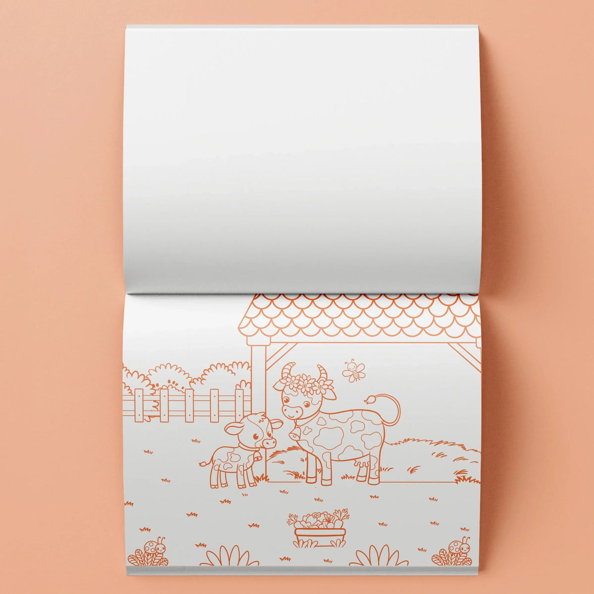 Kaleidoscope Colouring: Happy Farm Colouring Set with Lap-Desk - Jaiman Toys
