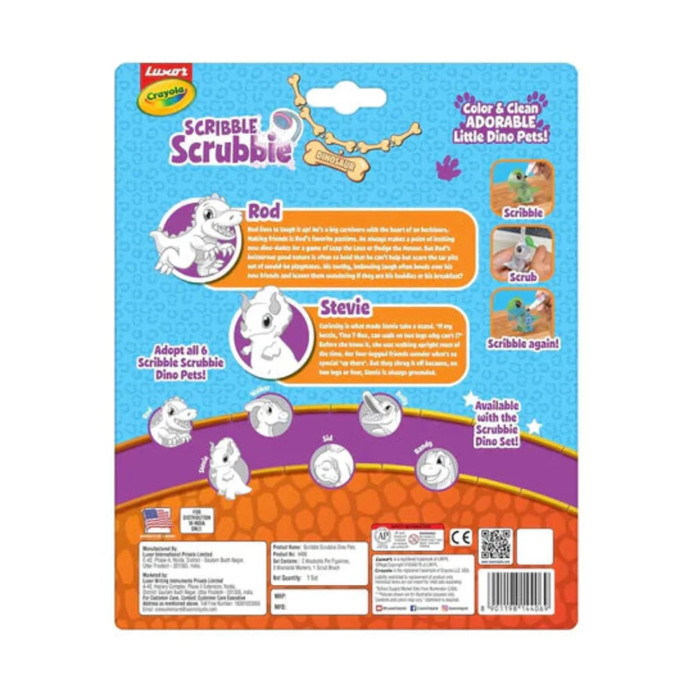 Crayola Scribble Scrubbie Dino Pets Set