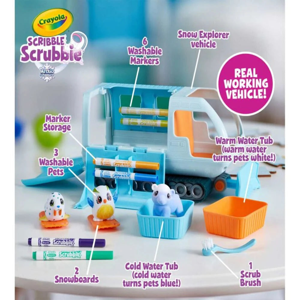 Crayola Scribble Scrubbie Pets Arctic Snow Explorer
