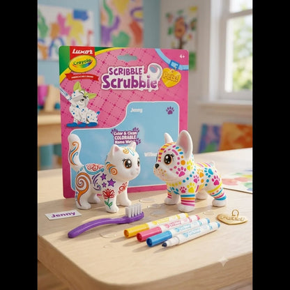 Crayola Scribble Scrubbie Pets Reusable Coloring Kit