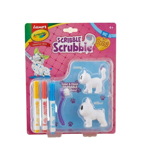 Crayola Scribble Scrubbie Pets Reusable Coloring Kit