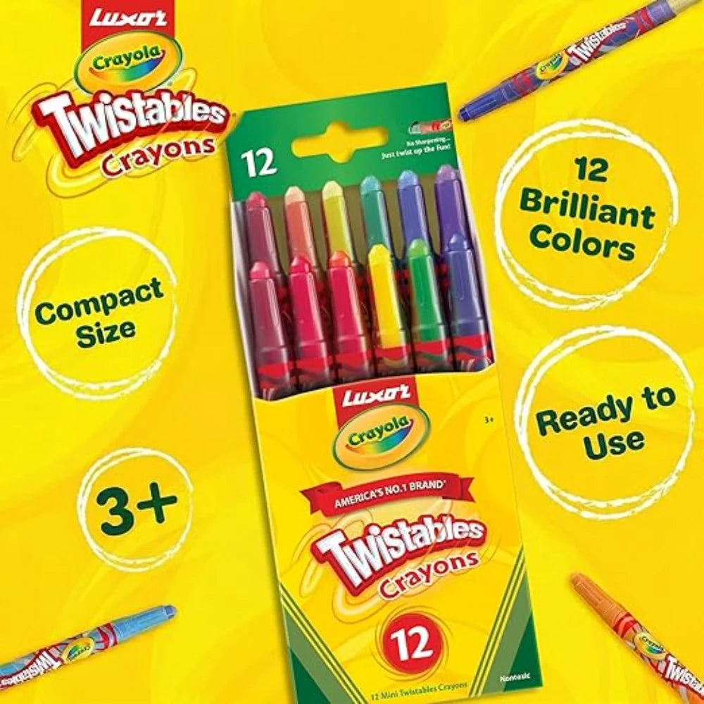 Crayola Twistable Mini Crayons 12 Shades