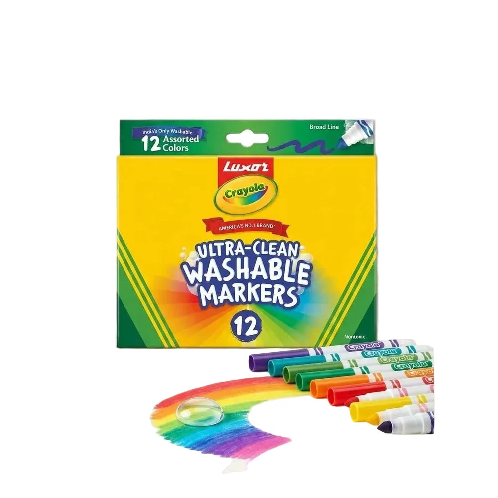 Crayola Ultra-Clean Washable Markers (12 Pack)