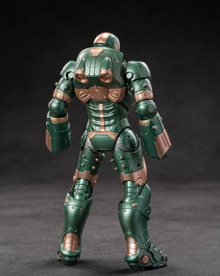 ZD Toys 1:10 Scale Iron Man Mark 37 XXXVII (Hammerhead) Action Figure (6-7 Inch) | Marvel Studios Iron Man 3 Collectible with Articulation